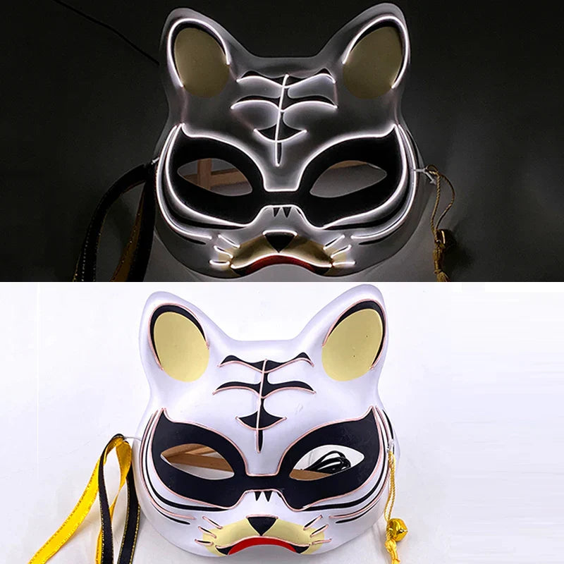 Luminous LED Japanese Fox Mask - multicolor 25 - All Products - Masks - 33 - 2024