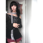 Japanese Knitted Grunge Tattoo Print Long Sleeve T-shirt - T-Shirts - 17