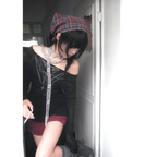 Japanese Knitted Grunge Tattoo Print Long Sleeve T-shirt - T-Shirts - 13