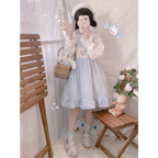 Lolita Dress With Puppy Bowknot - All Dresses - 6