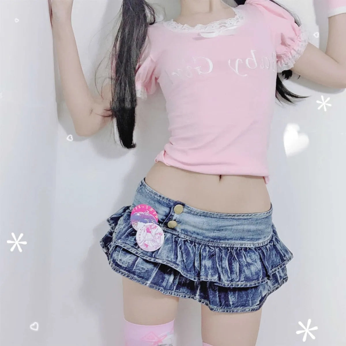 Mini Japanese Lolita Skirt - Bottoms - 1