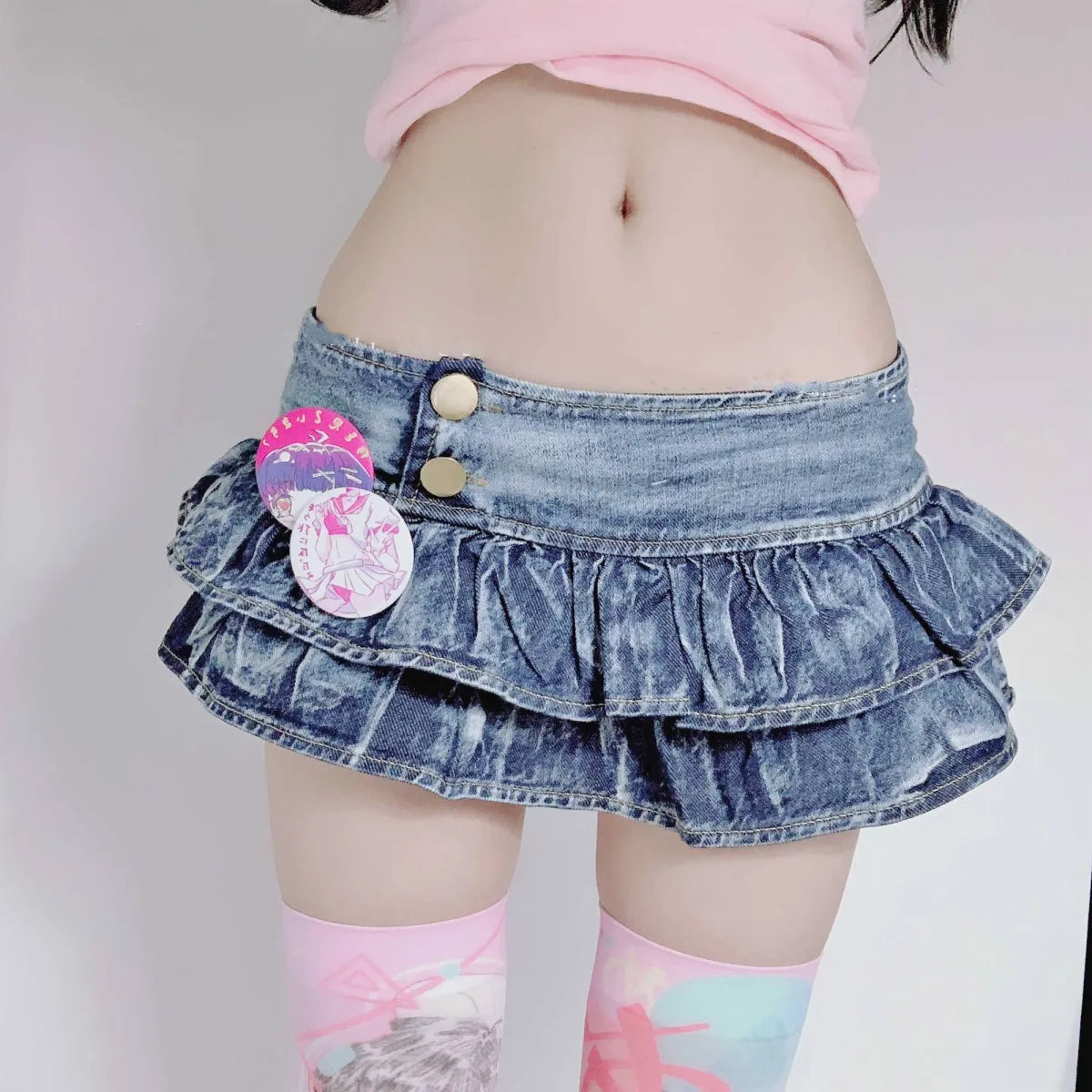 Mini Japanese Lolita Skirt - Bottoms - 4