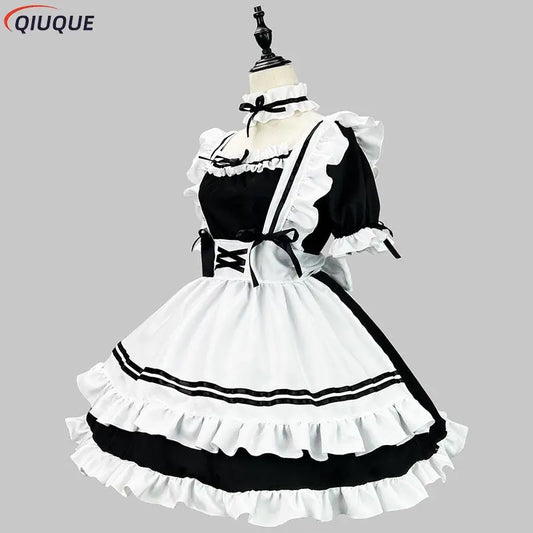 Japanese Maid Uniform Cosplay Costume - Lovely Lolita Dress - Sweet Cat Cafe Princess - All Dresses - Costumes - 2