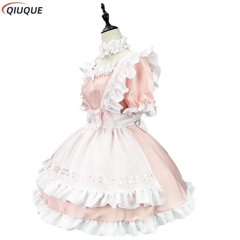 Japanese Maid Uniform Cosplay Costume - Lovely Lolita Dress - Sweet Cat Cafe Princess - All Dresses - Costumes - 5