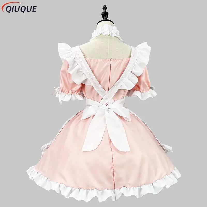 Japanese Maid Uniform Cosplay Costume - Lovely Lolita Dress - Sweet Cat Cafe Princess - All Dresses - Costumes - 6