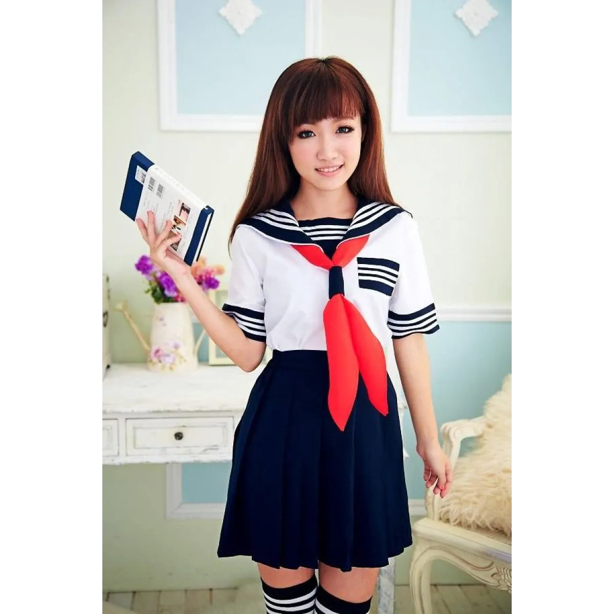 Japanese Navy Sailor Uniform - Women’s Clothing & Accessories - 14