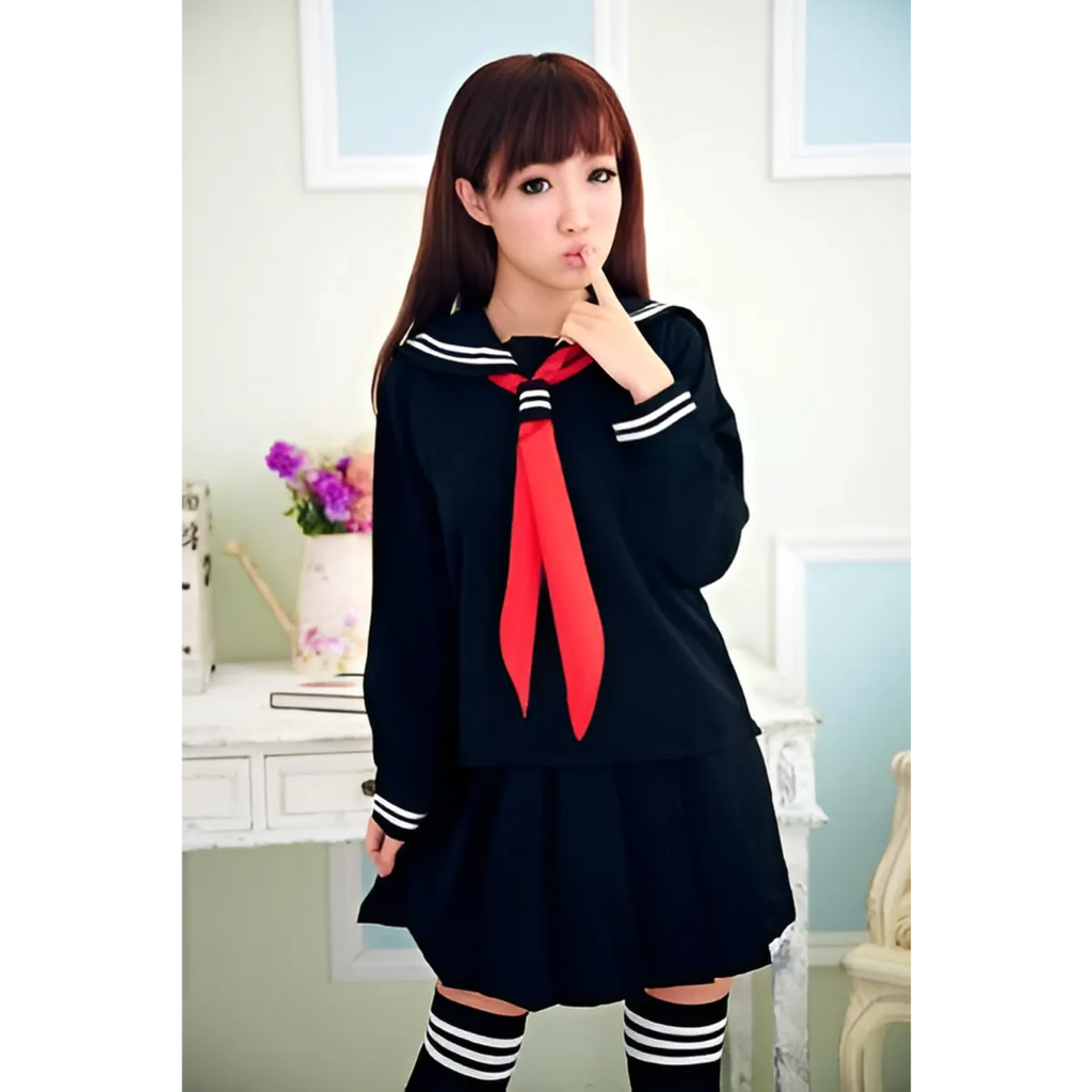 Japanese Navy Sailor Uniform - Women’s Clothing & Accessories - 4