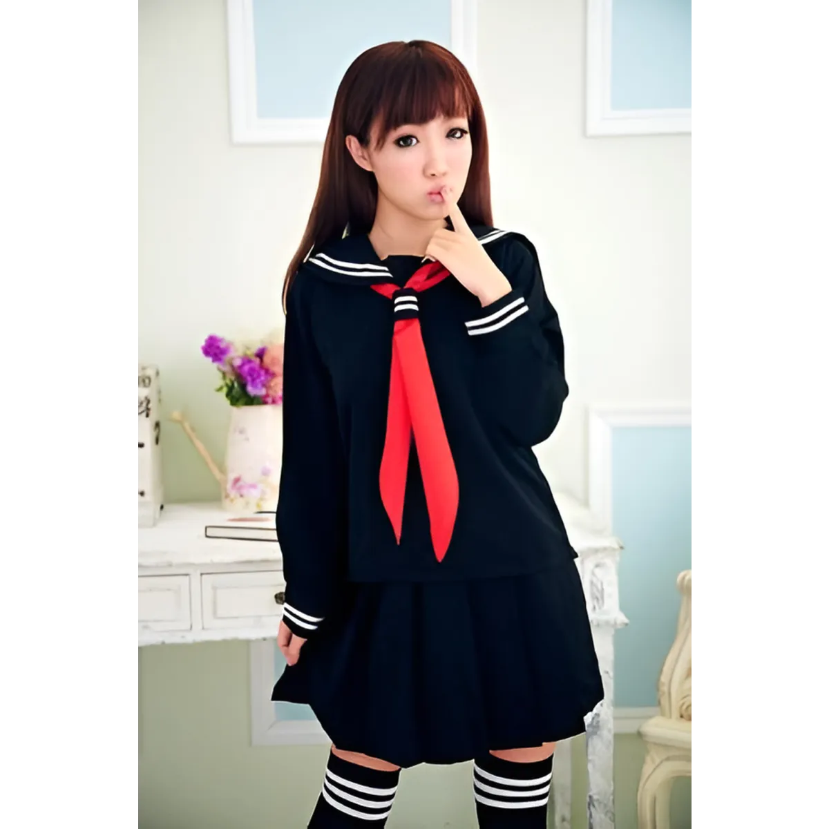 Japanese Navy Sailor Uniform - Women’s Clothing & Accessories - 4