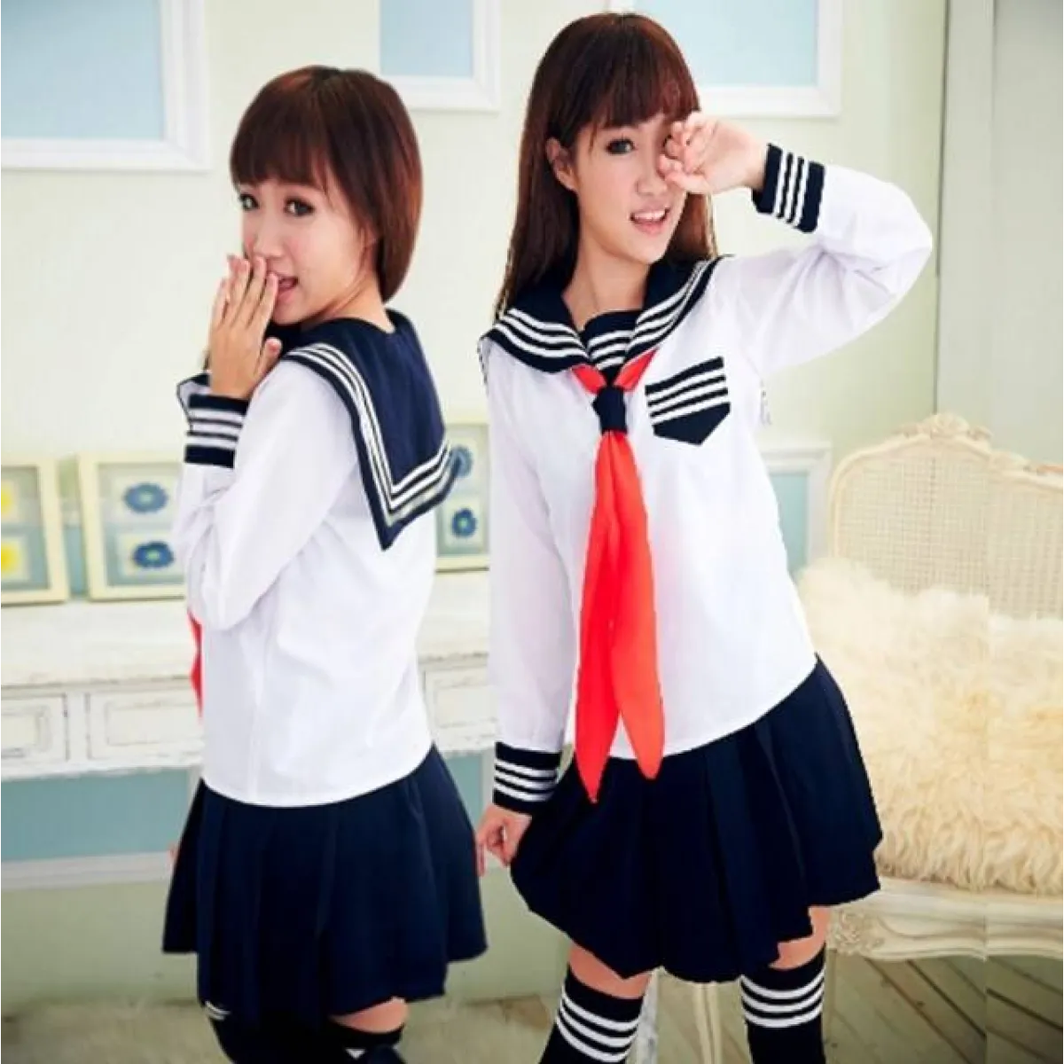 Japanese Navy Sailor Uniform - Women’s Clothing & Accessories - 6