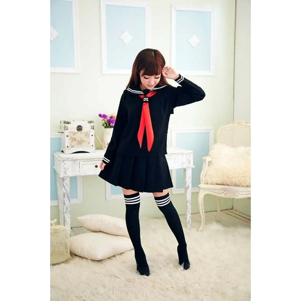 Japanese Navy Sailor Uniform - Women’s Clothing & Accessories - 9