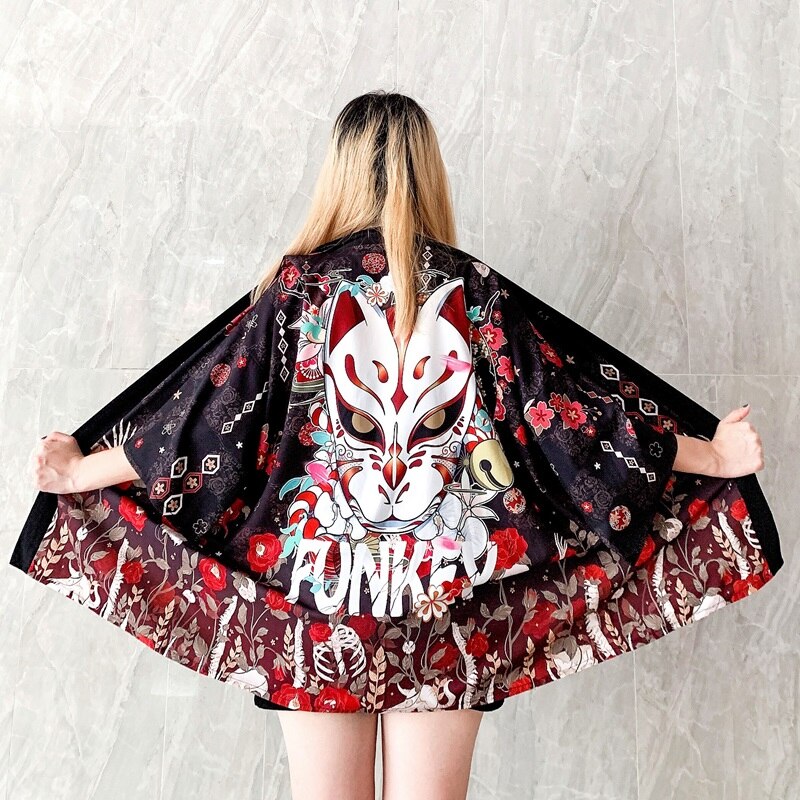 Japanese Print Kimonos - 4 / One Size - Women’s Clothing & Accessories - Kimonos - 10 - 2024