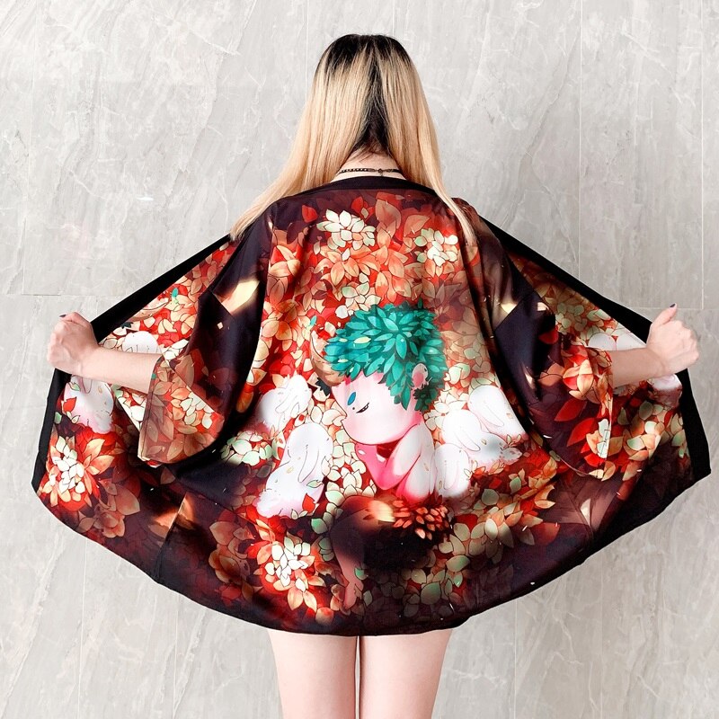 Japanese Print Kimonos - 5 / One Size - Women’s Clothing & Accessories - Kimonos - 11 - 2024