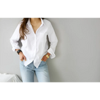 White Summer Blouse - Women’s Clothing & Accessories - 5