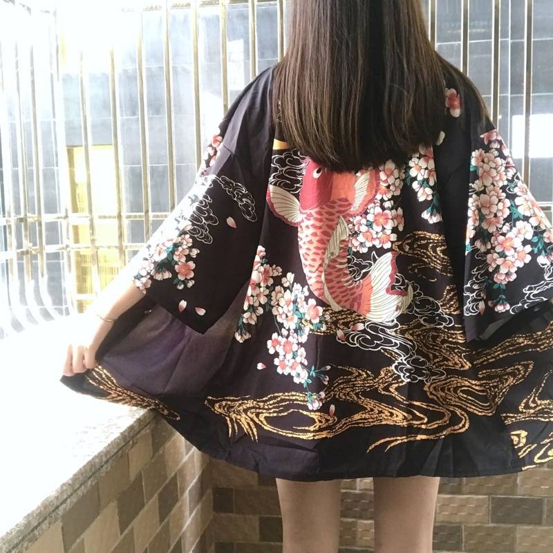 Japanese Streetwear Kimono Cardigans - Women’s Clothing & Accessories - Pants - 12 - 2024