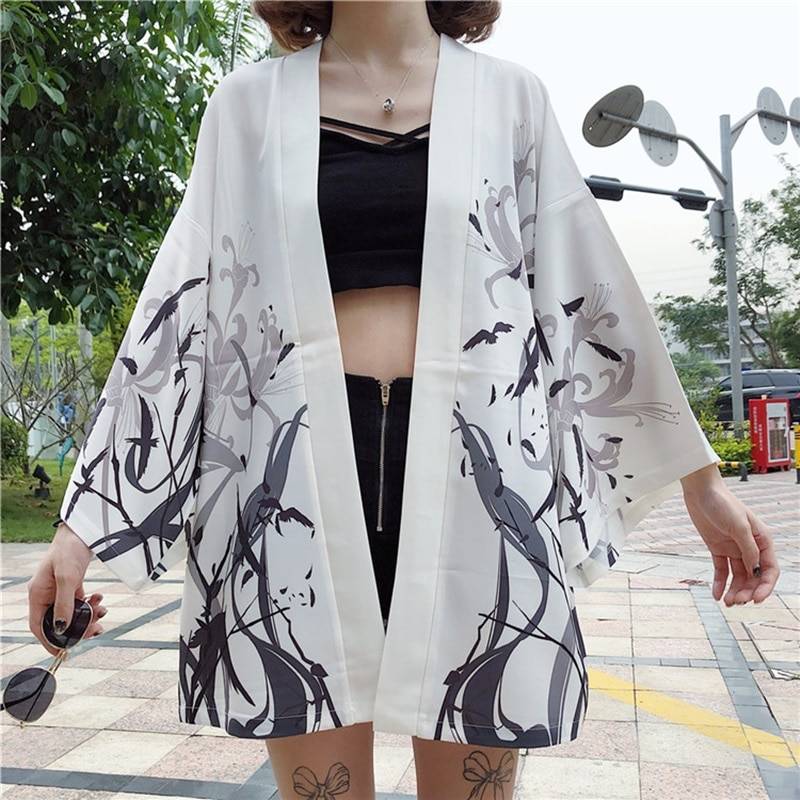 Japanese Streetwear Kimono Cardigans - Women’s Clothing & Accessories - Pants - 8 - 2024