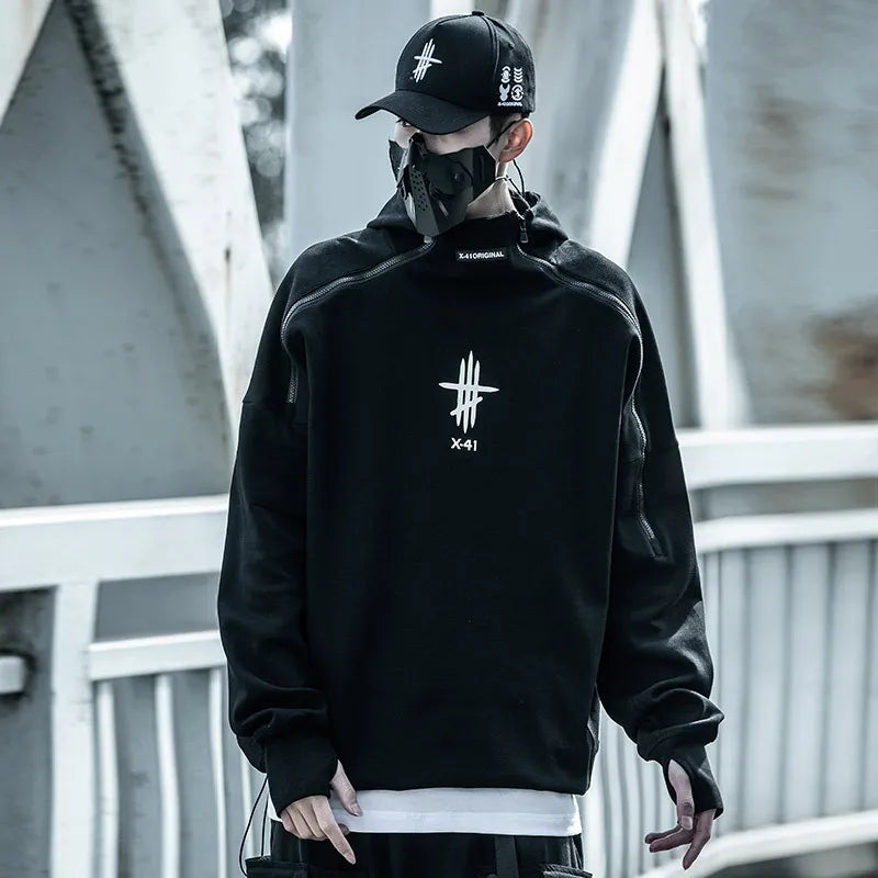 Japanese Style Techwear Hoodie - Hoodies & Sweatshirts - Shirts & Tops - 2024 - 1