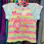 Vintage Striped Crop Top – Japanese Y2K Style Casual Tee - T-Shirts - Short - Crop Tops - 1