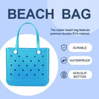 Large EVA Jelly Tote Bag – Waterproof Beach & Mommy Bag - Harajuku Style - Tote Bag - 5
