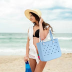 Large EVA Jelly Tote Bag – Waterproof Beach & Mommy Bag - Harajuku Style - Tote Bag - 3