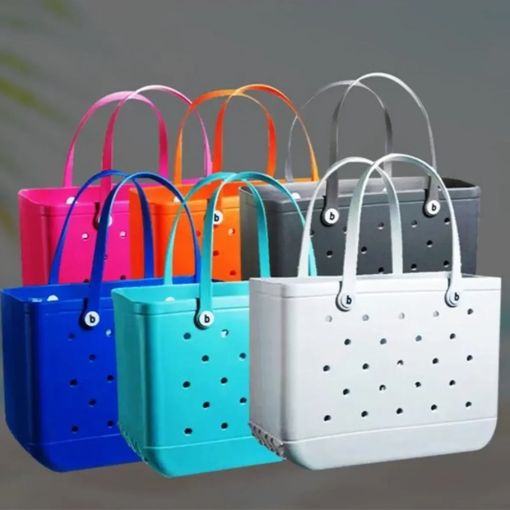 Large EVA Jelly Tote Bag – Waterproof Beach & Mommy Bag - Harajuku Style - Tote Bag - 2