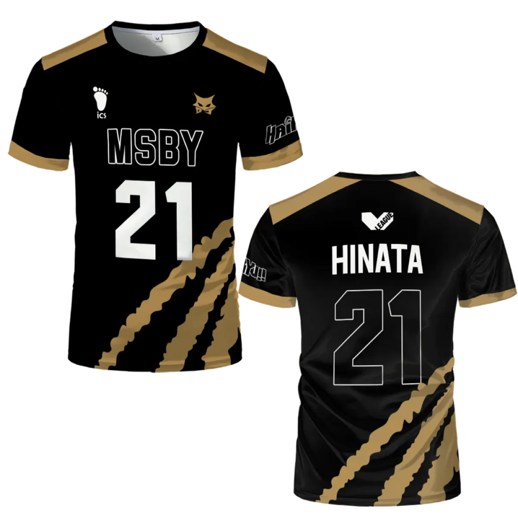 Haikyuu MSBY Hinata Cosplay Jersey Tee - T-Shirts - T-Shirt - 14