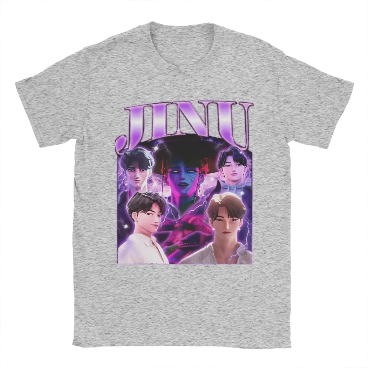 JINU Demon Hunters 90s K-Pop Graphic Tee - T-Shirts - T-Shirt - 3
