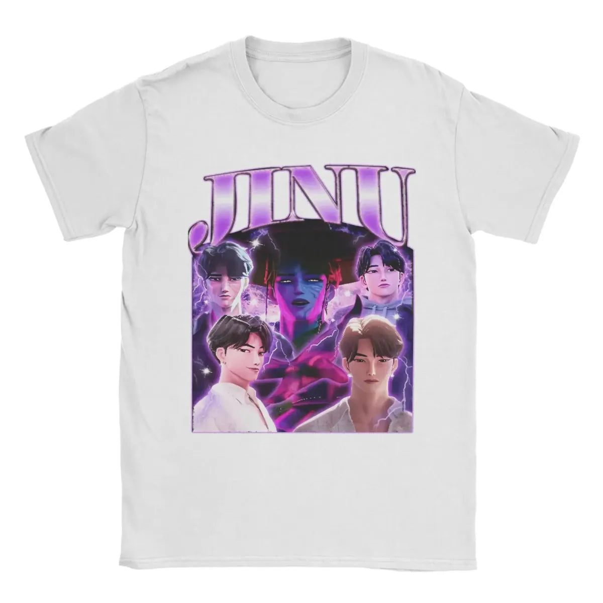 JINU Demon Hunters 90s K-Pop Graphic Tee - T-Shirts - T-Shirt - 4