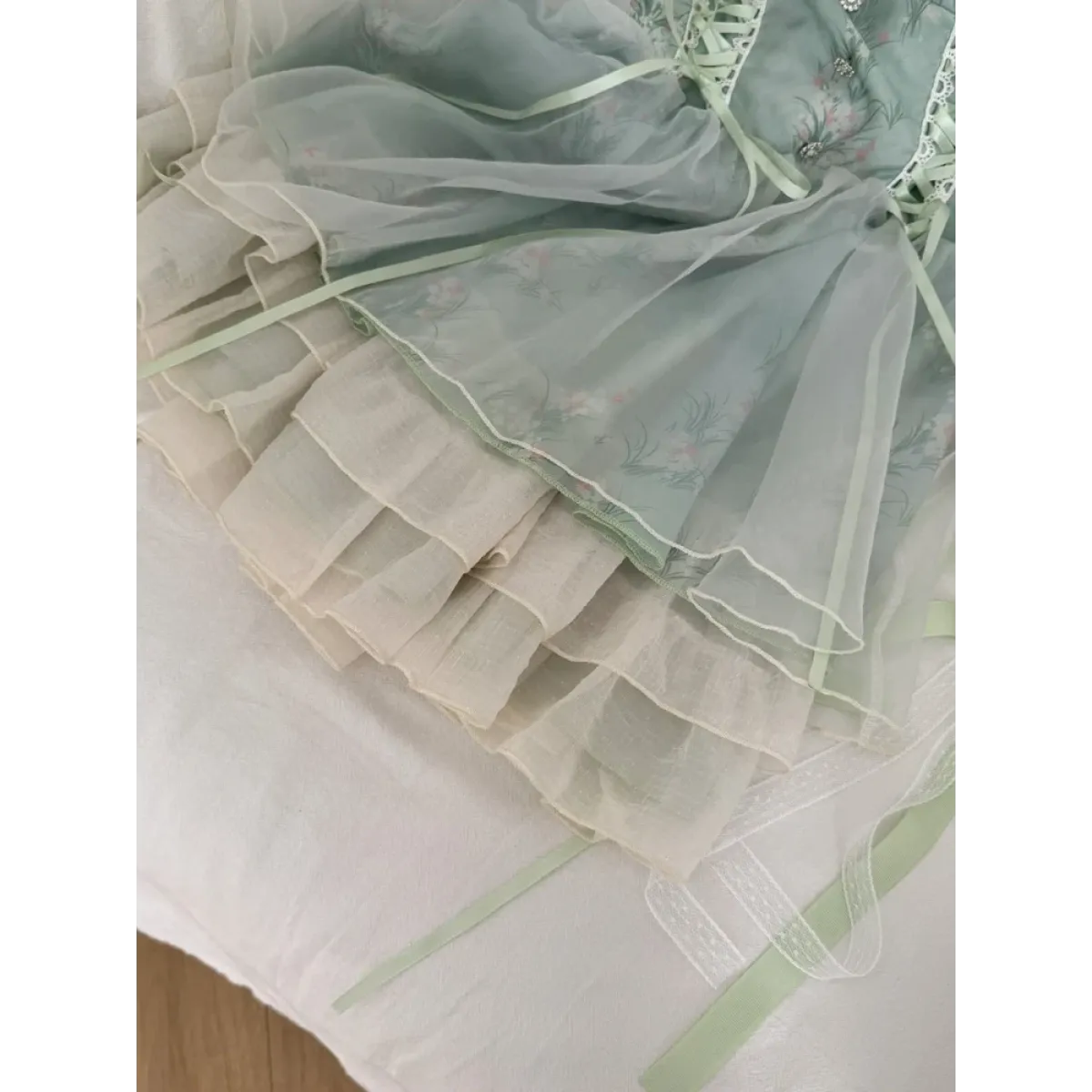 Fairy Ruffle Bow Lolita JSK Dress - All Dresses - Lolita Dress - 5