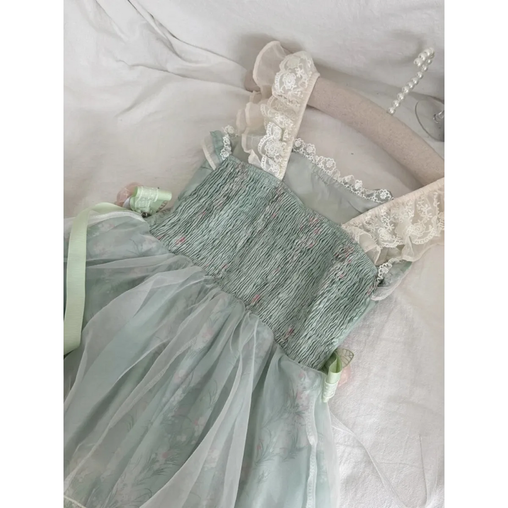 Fairy Ruffle Bow Lolita JSK Dress - All Dresses - Lolita Dress - 4