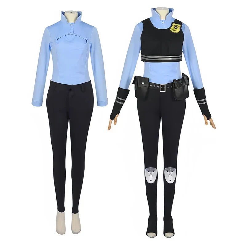 Judy Hopps Cosplay Costume – Zootopia Police Uniform with Ears - Cosplay - Costumes - 2024 - 5 - Worldwide Shipping