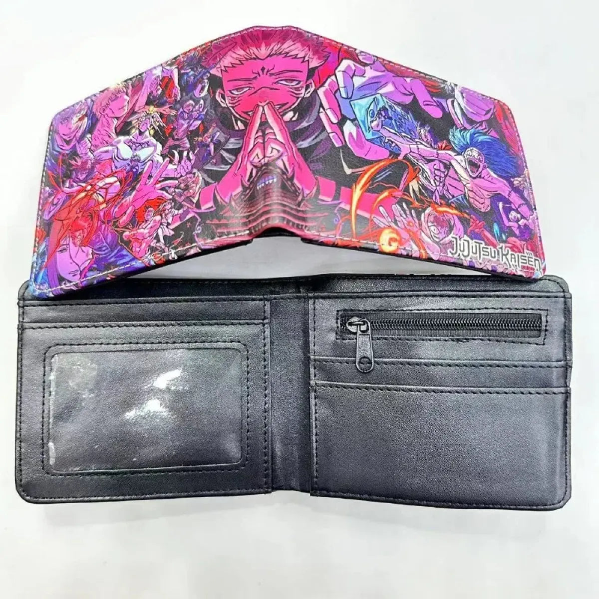 Jujutsu Kaisen Battle Scene PU Bifold Wallet - Women Bags & Wallets - Purses - 4
