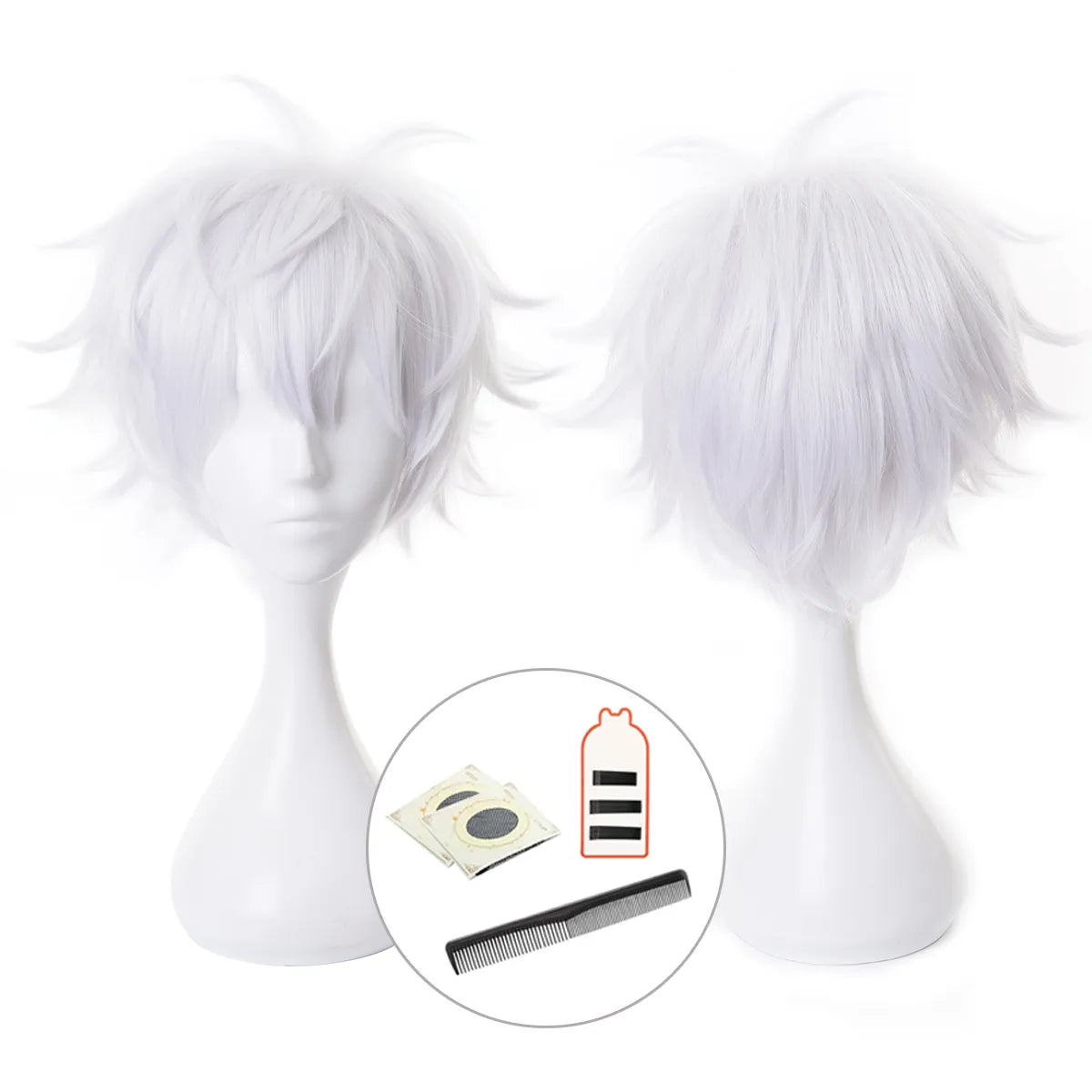 Jujutsu Kaisen Cosplay Costume - Suguru Geto Satoru Gojo - Wig for Satoru / XS / CHINA - Anime - Costumes - 12 - 2024