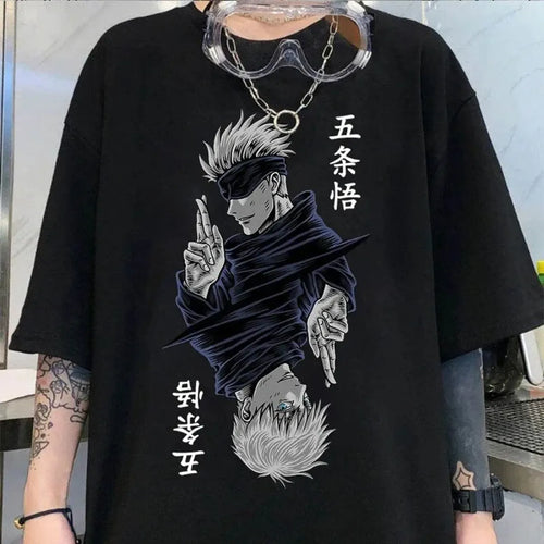 Jujutsu Kaisen Satoru Gojo Anime Print T-shirt - T-Shirts - 1