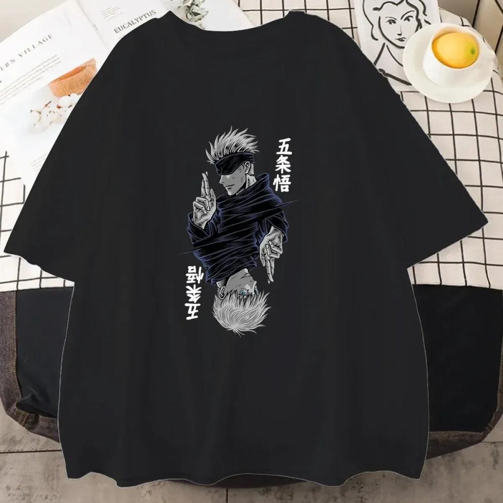 Jujutsu Kaisen Satoru Gojo Anime Print T-shirt - T-Shirts - 7