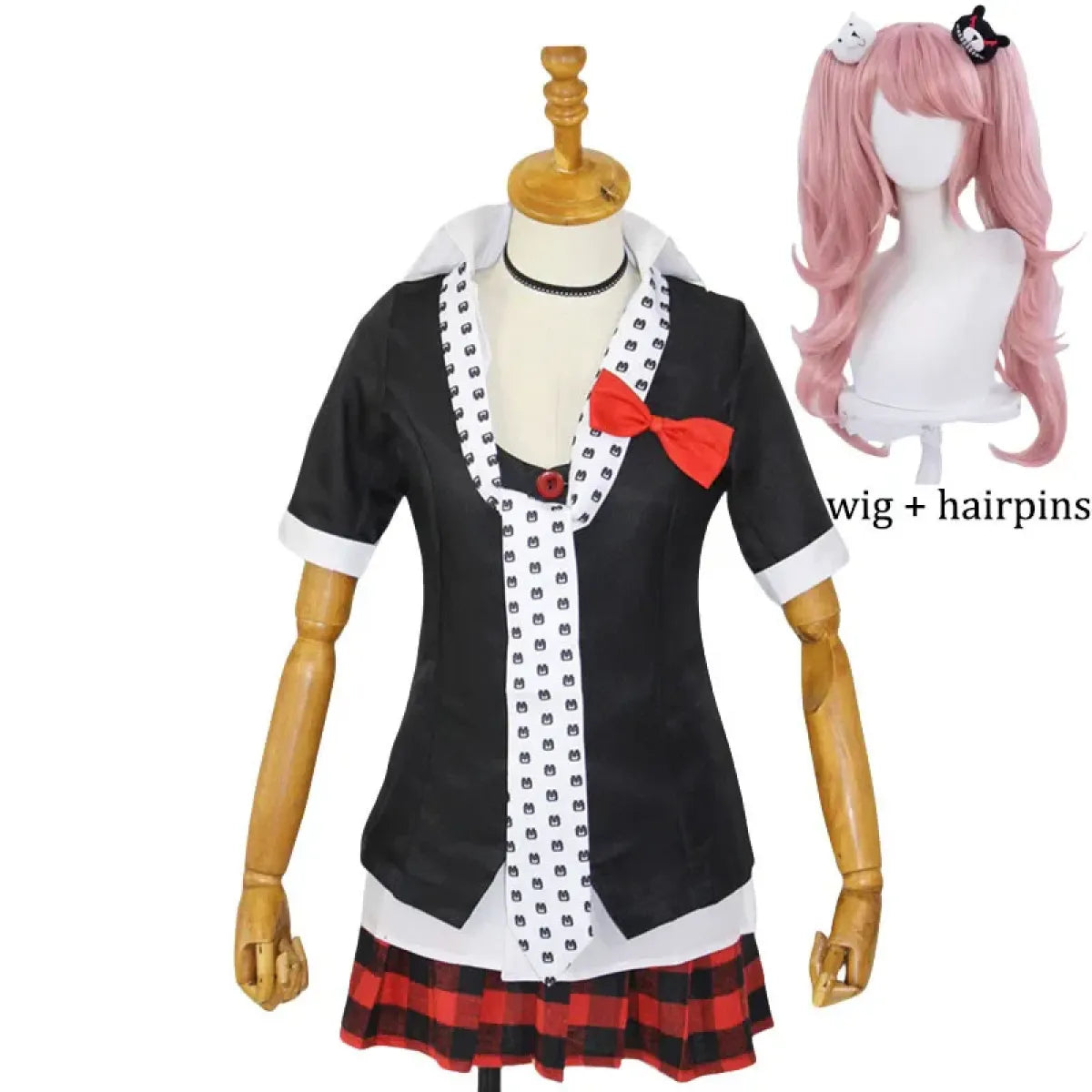 Junko Enoshima Cosplay School Uniform Set - Anime - Cosplay - 9