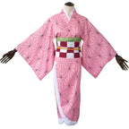 Kamado Nezuko Cosplay Costume Set with Wig - Anime - Cosplay - 2