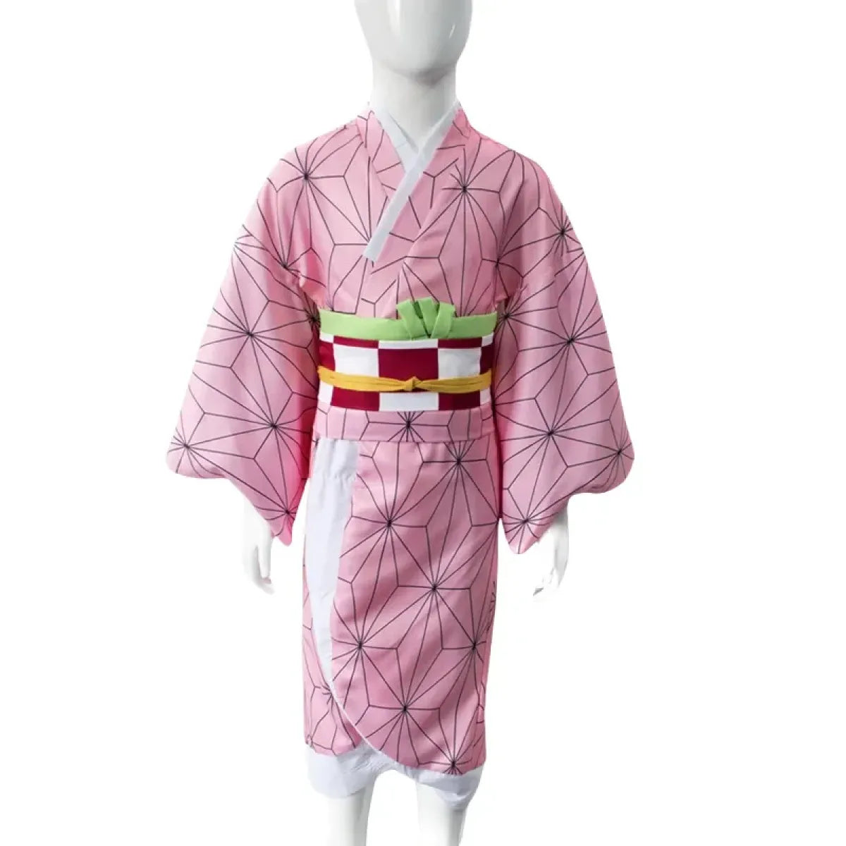 Kamado Nezuko Cosplay Costume Set with Wig - Anime - Cosplay - 3