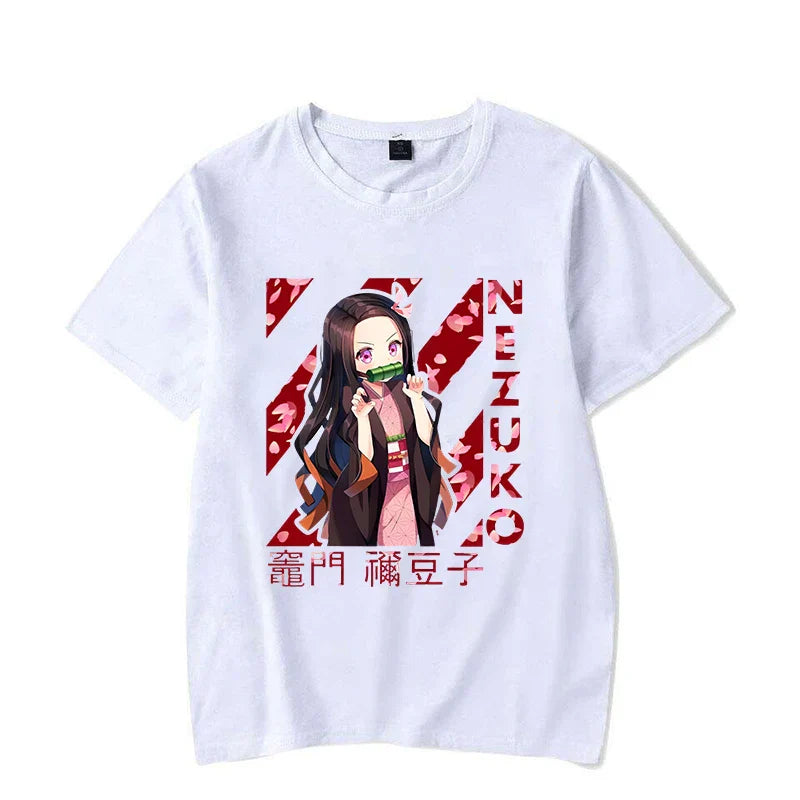 Nezuko’s Charm Anime Tee - White / 4XL - T-Shirts - Shirts & Tops - 2 - 2024