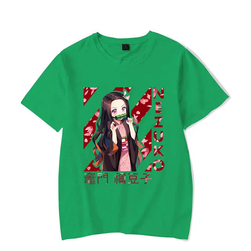 Nezuko’s Charm Anime Tee - Green / 4XL - T-Shirts - Shirts & Tops - 6 - 2024