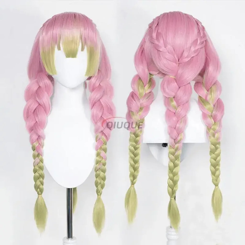 Kanroji Mitsuri Cosplay Costume Set with Wig - Cosplay - Cosplay - 4