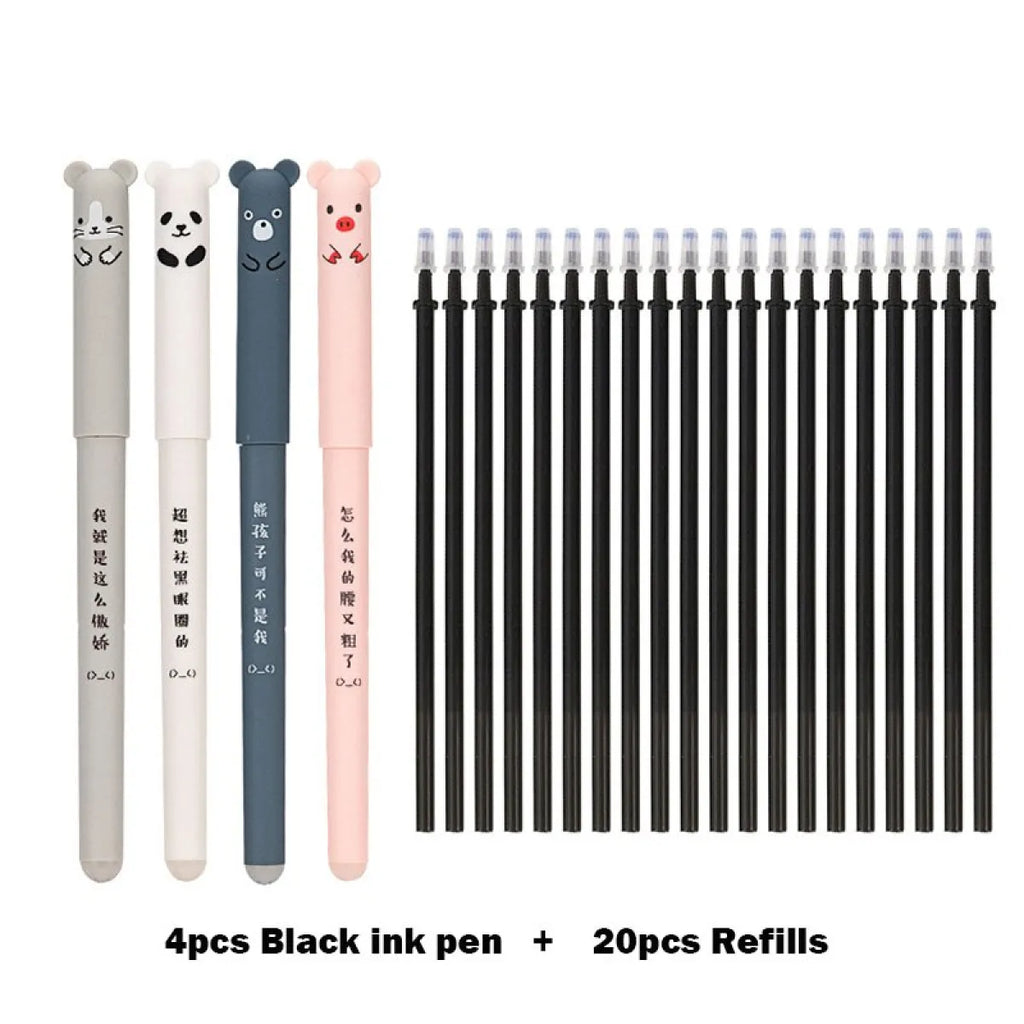 Kawaii Animal Gel Pen Set - Stationery & More - 7