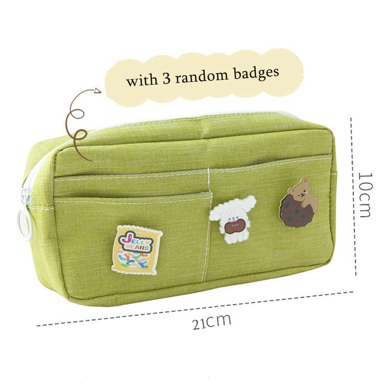 Kawaii Animal Pencil Case - Green - Stationary & More - Clothing - 21 - 2024