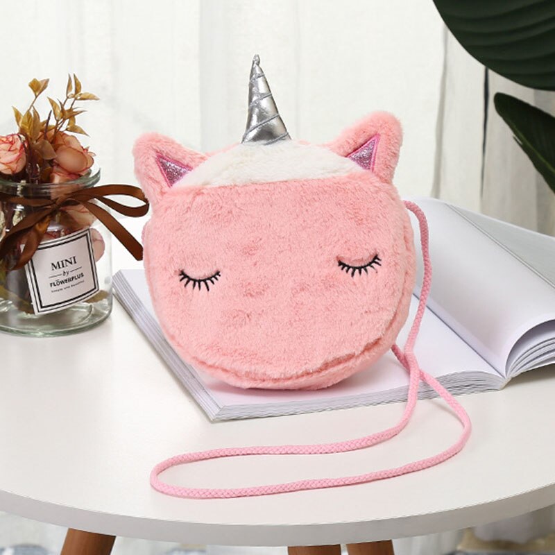 Kawaii Animal Shoulder Bags - Leather pink unicor4 - Women’s Clothing & Accessories - Clothing - 24 - 2024