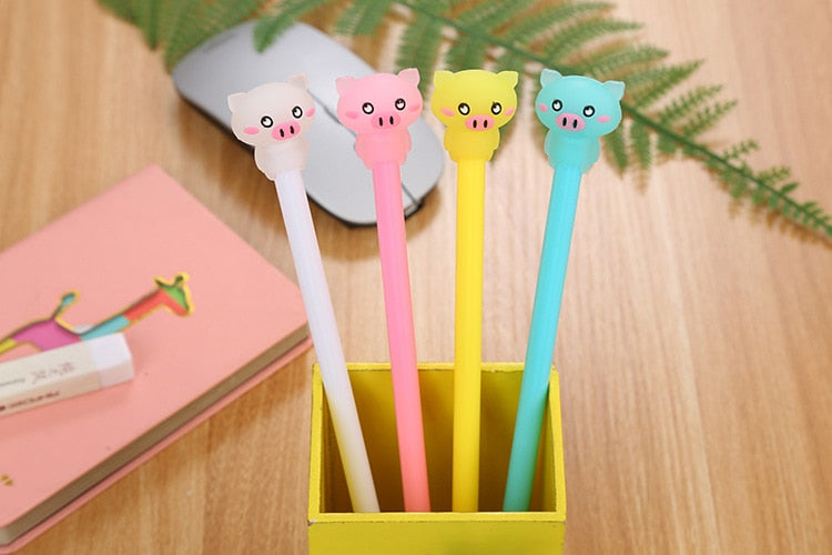 1pc Kawaii Animals Gel Pen - Color Pig 1pc - Stationary & More - Pens - 12 - 2024