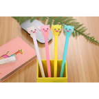 1pc Kawaii Animals Gel Pen - Stationery & More - 12