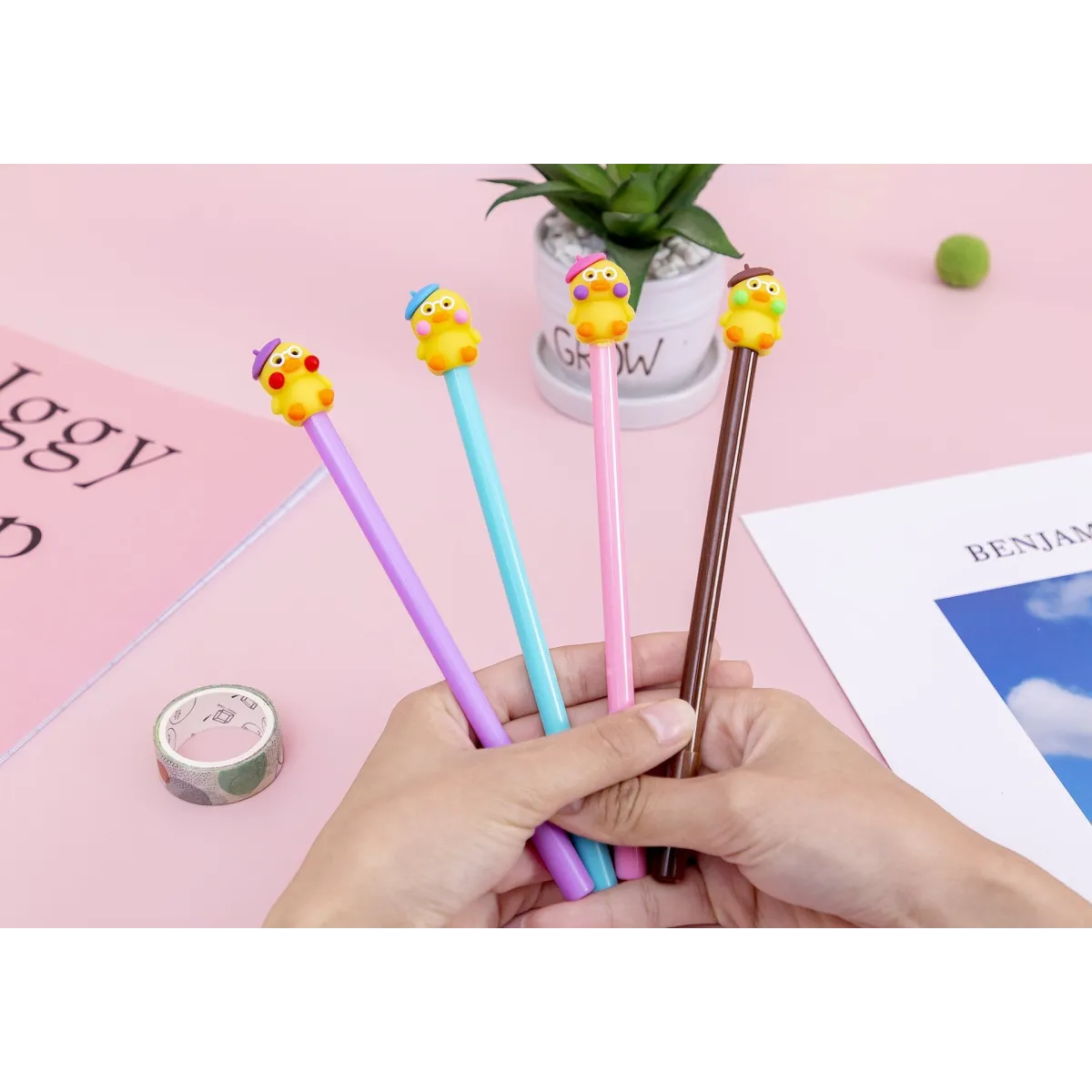 1pc Kawaii Animals Gel Pen - Stationery & More - 17