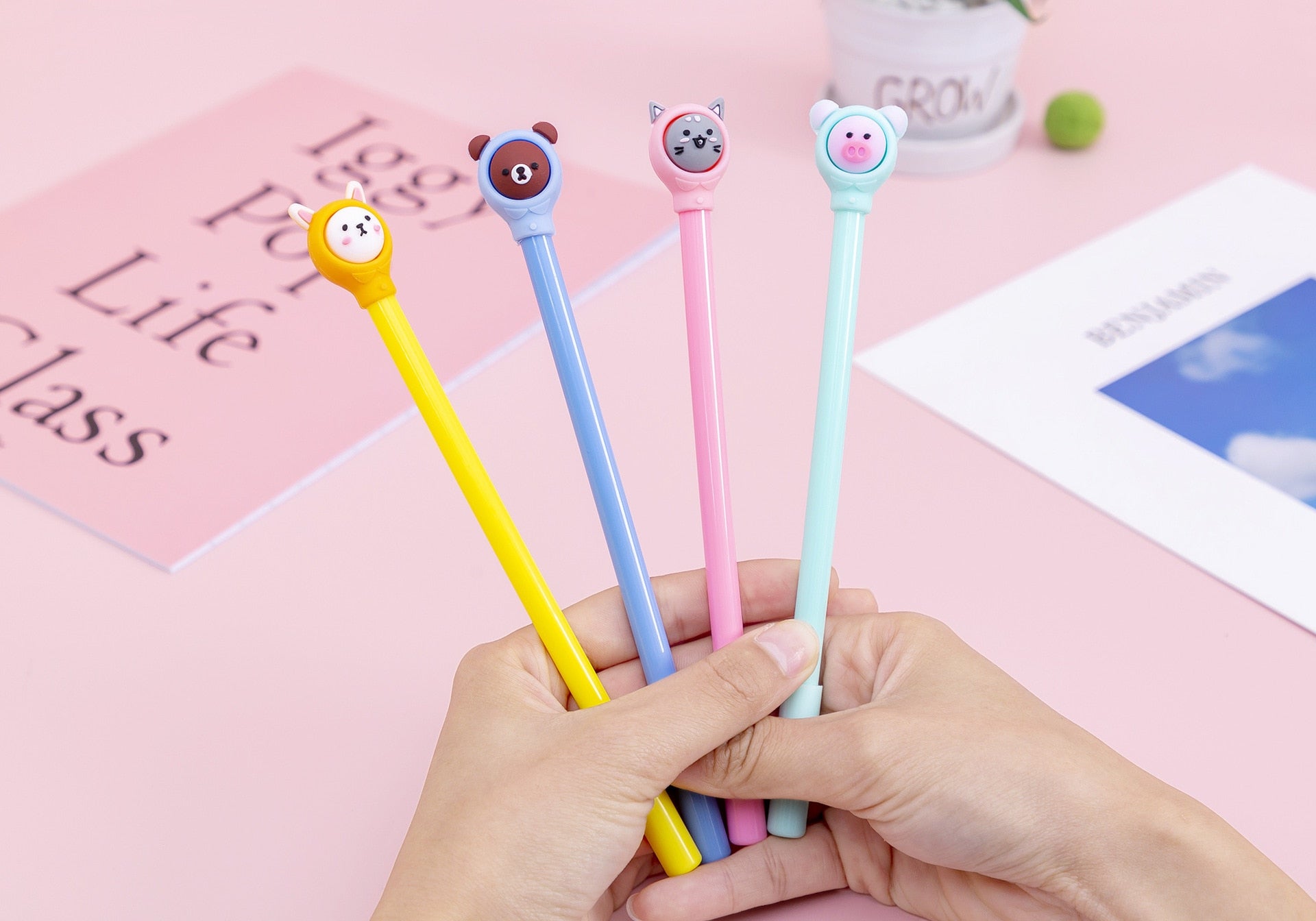 1pc Kawaii Animals Gel Pen - G Random 1pc - Stationary & More - Pens - 21 - 2024