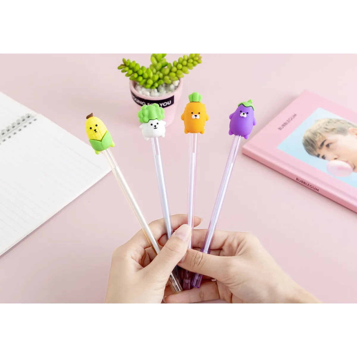 1pc Kawaii Animals Gel Pen - Stationery & More - 25