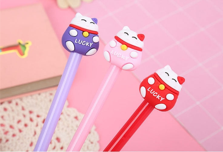 1pc Kawaii Animals Gel Pen - Plutus cat 1pc - Stationary & More - Pens - 30 - 2024