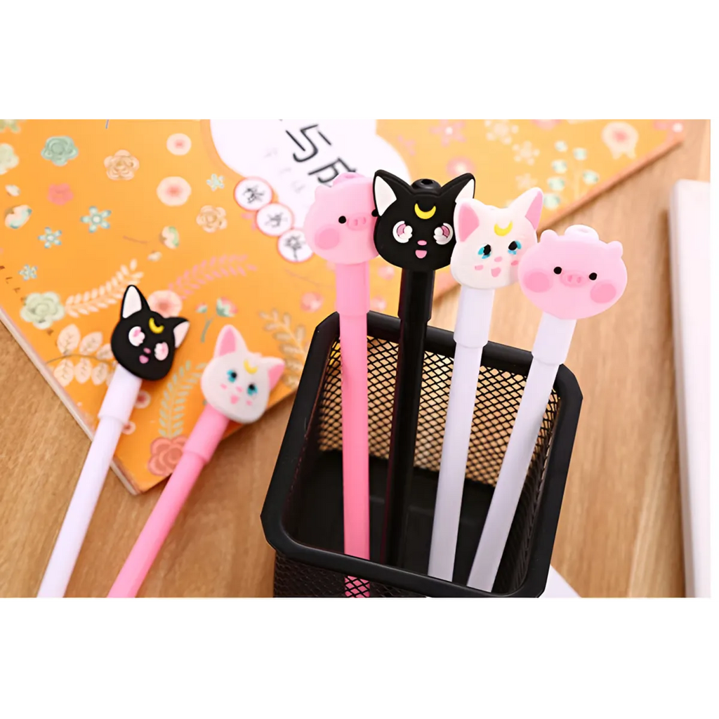 1pc Kawaii Animals Gel Pen - Stationery & More - 31